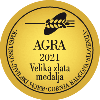 Velika zlata medalja na sejmu AGRA 2021